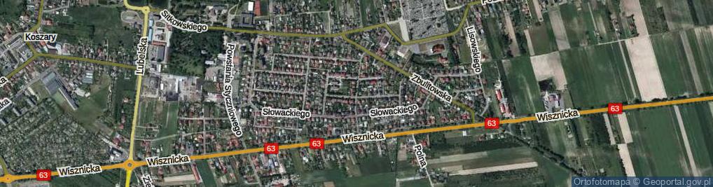 Zdjęcie satelitarne Kochanowskiego Jana ul.
